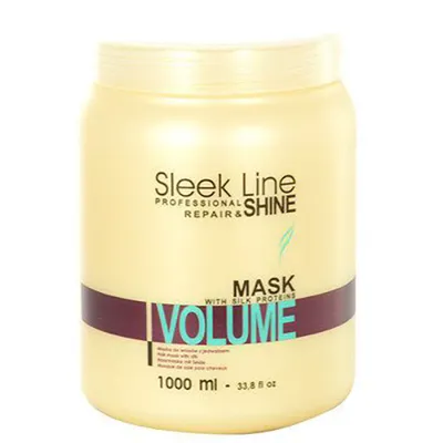 Stapiz Sleek Line, Repair & Shine, Volume Mask (Maska z jedwabiem dodająca objętości)