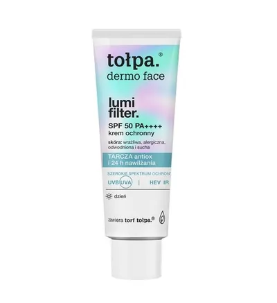 Tołpa Dermo Face, Lumi Filter, Krem ochronny SPF 50 PA++++