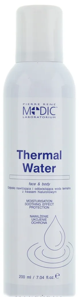 Pierre Rene Thermal Water (Głęboko nawilżająca i odświeżająca woda termalna z kwasem hialuronowym)