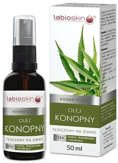 LabioSkin Kosmetyczny olej konopny tłoczony na zimno
