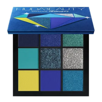 Huda Beauty Sapphire Obsessions, Eyeshadow Palette (Paleta 9 cieni do powiek)