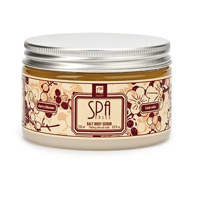FM Group Spa Senses, Peeling solny do ciała `Brzoskwinia`