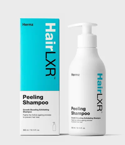 Hermz Laboratories Hairlxr, Growth Boosting Exfoliating Shampoo Shampoo (Szampon Peelingujący)