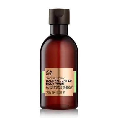 The Body Shop Spa of the World, Balkan Juniper Bath & Shower Gel (Odżywczy żel do mycia ciała)