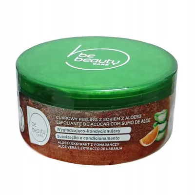 bebeauty Wygładzająco-kondycjonujący cukrowy peeling z sokiem z aloesu `Aloes i ekstrakt z pomarańczy`