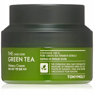 Tony Moly The Chok Chok, Green Tea Watery Cream (Krem do twarzy)