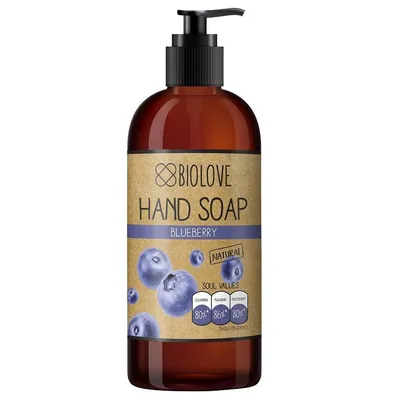 Biolove Blueberry, Hand Soap (Mydło do rąk `Borówka`)