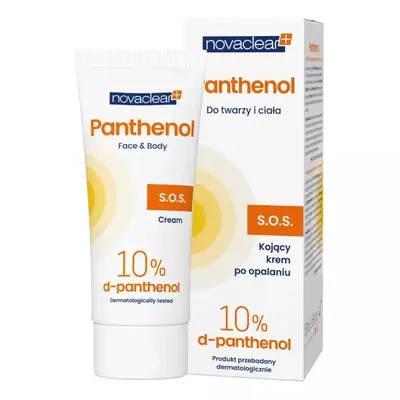 Novaclear 10% Panthenol Face & Body, S.O.S Cream (Kojący krem po opalaniu z panthenolem)