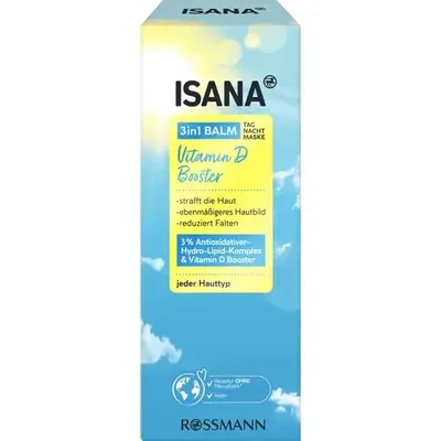 Isana Vitamin D Booster, 3in1 Balm (Krem-balsam 3 w 1)