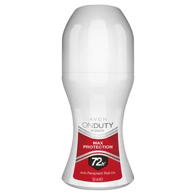Avon On Duty Women, Max Protection 72h Anti- Perspirant Roll- On (Dezodorant antyperspiracyjny w kulce dla niej `Max ochrona`)