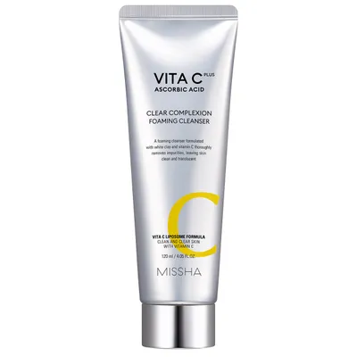 Missha Vita C Plus, Clear Complexion Foaming Cleanser (Oczyszczająca pianka do mycia twarzy)