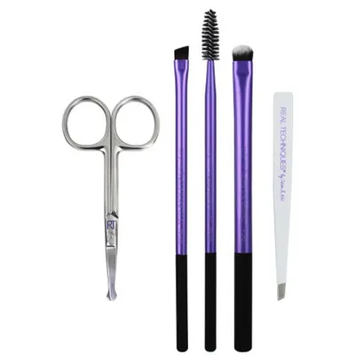 Real Techniques 5 Pieces Brow Set 91536 (Zestaw akcesoriów do brwi z etui)