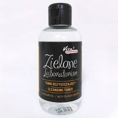 Zielone Laboratorium Tonik oczyszczający z kwasami 5%