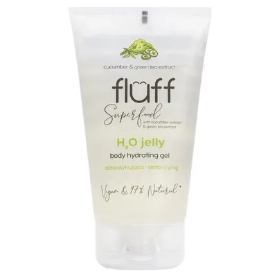 Fluff Superfood, H2O Jelly Body Hydrating Gel (Detoksykująca woda żelowa `Ogórek i zielona herbata`)