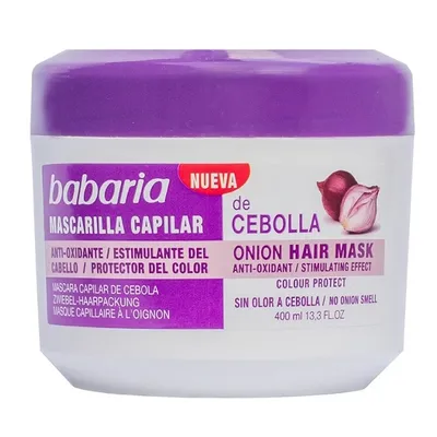 Babaria Natural Cosmetics Onion Hair Mask (Maska cebulowa do każdego rodzaju włosów)