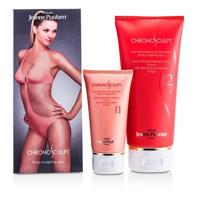 Méthode Jeanne Piaubert Paris Chronosculpt, Body-Sculpting Duo, Bust-Boosting Cream (Zestaw wyszczuplający do ciała)