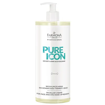 Farmona System Professional Pure Icon, Micellar Liquid (Kryształowe oczyszczanie, woda micelarna do demakijażu twarzy i oczu)
