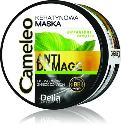 Delia Cameleo, Botanical Complex, BB Anti Damage Hair Mask (Maska keratynowa do włosów zniszczonych (nowa wersja))