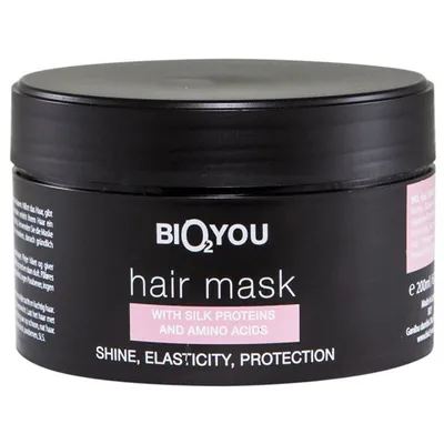 BIO2YOU HairPro, Shine Elasticity Protection Hair Mask (Regeneracyjna maska odżywcza do włosów z proteinami i aminokwasami jedwabiu)