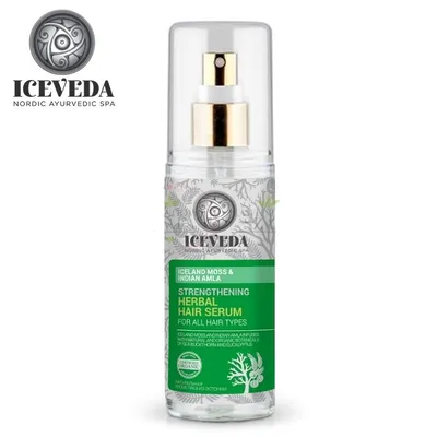 Iceveda Moss & Amla, Stregthening Herbal Hair Serum (Wzmacniające serum ziołowe do włosów)
