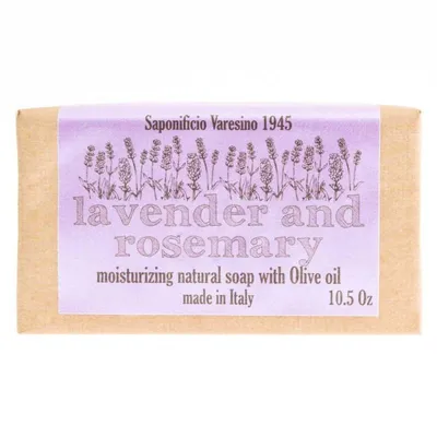 Saponificio Varesino Lavender and Rosemary Soap (Mydło do twarzy i ciała `Lawenda i rozmaryn`)