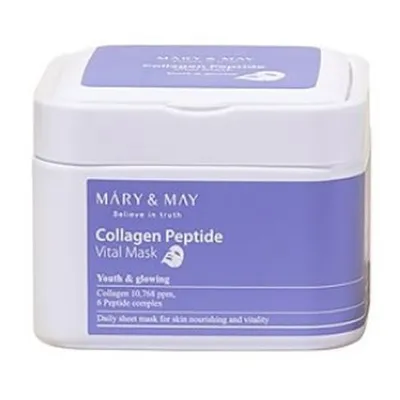 Mary & May Collagen Peptide Vital Mask (Maseczki w płachcie z kolagenem i peptydami)
