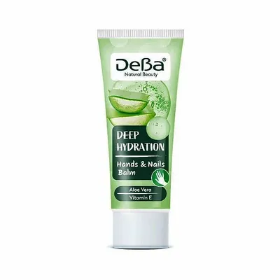 Rubella Beauty AG DeBa Natural Beauty,Aloe Vera & Vitamin E,  Deep Hydration Hands & Nails Cream (Aloes i witamina E, Balsam do rąk i paznokci)