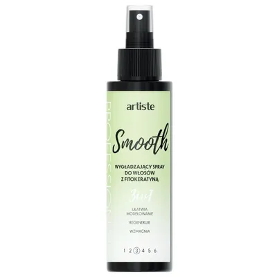 Artiste Professional, Wygładzający spray do włosów z fitokeratyną `Smooth`