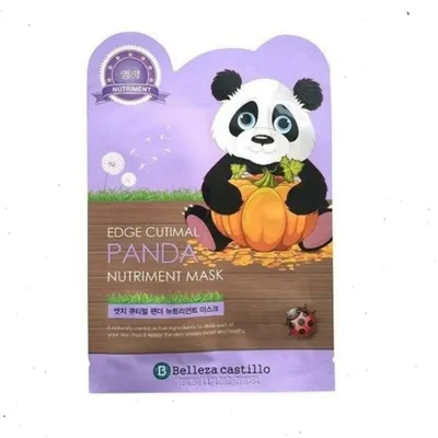 Belleza Castillo Edge Cutimal, Panda Nutriment Mask (Odżywcza maska w płachcie)