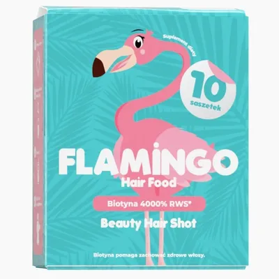 Noble Health Flamingo Hair Food Beauty Hair Shot, Biotynowy shot na piękne włosy