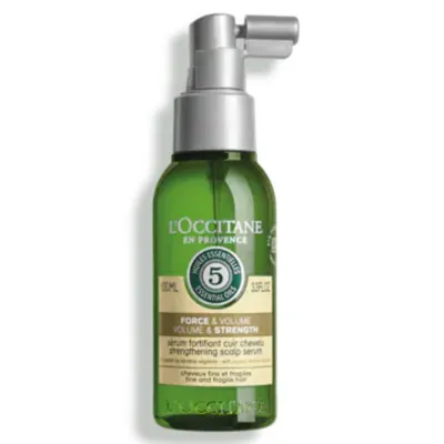 L'Occitane Aromachologie, Force et Volume, Serum Fortifiant Cuir Chevelu (Koncentrat do skóry głowy `Siła & objętość`)