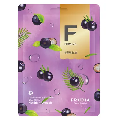 Frudia My Orchard, Squeeze Mask Acai Berry (Ujędrniająco-nawadniająca maseczka w płachcie)