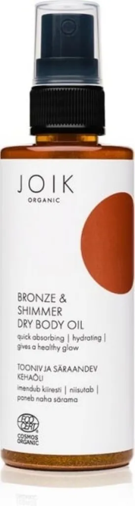 Joik Bronze & Shimmer Dry Body Oil (Brązująco - rozświetlający suchy olejek do ciała)