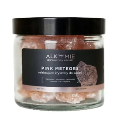 Alkmie Relaksujące kryształy do kąpieli `Pink Meteors`