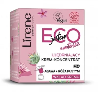 Lirene Dermoprogram Jestem Eco, #waterless, Ujędrniający krem-koncentrat