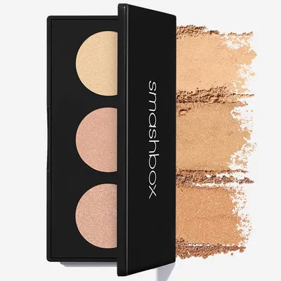 Smashbox Travel Spotlight, Palette Highlighter Trio (Paleta rozświetlaczy)