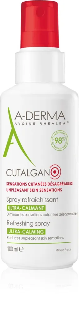 A-Derma Cutalgan Refreshing Spray (Spray kojący przeciw podrażnieniom i swędzeniu skóry)