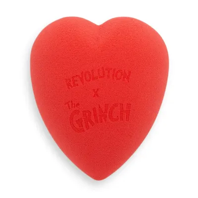 Revolution Beauty (Makeup Revolution) The Grinch x Makeup Revolution, Whoville Heart Beauty Sponge (Gąbka do makijażu)