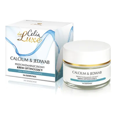 Celia De Luxe, Przeciwzmarszczkowy krem do twarzy liftingujący `Calcium & Jedwab`