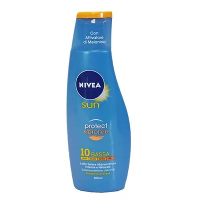 Nivea Sun, Protect & Bronze, Balsam do opalania SPF 10, 20 (średnia i niska ochrona)