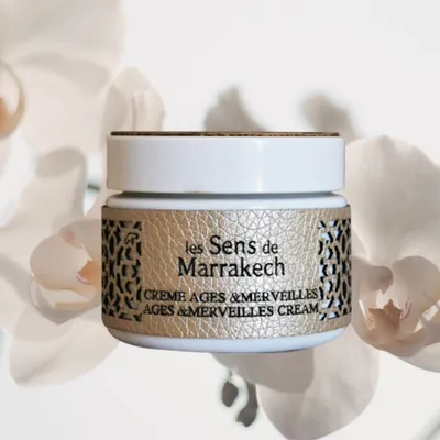 Les Sens De Marrakech Creme Ages & Merveilles (Krem przeciwzmarszkowy z kwasem hialuronowym i olejem z opuncji figowej)