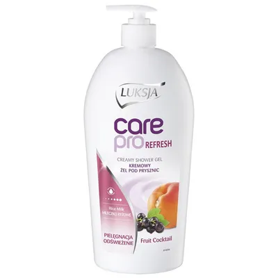 Luksja Care Pro Refresh, Kremowy żel pod prysznic `Fruit Cocktail`