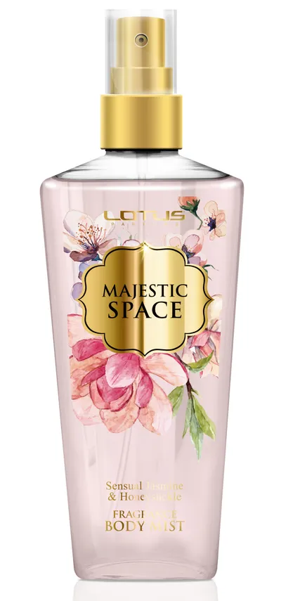Lotus Parfums Majestic Space, Fragrance Body Mist Jasmine & Honeysuckle (Perfumowana mgiełka do ciała)
