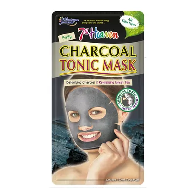 7th Heaven Charcoal Tonic Mask (Oczyszczająca maseczka węglowa w płachcie do każdego typu cery)