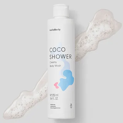 HelloBody Coco Shower (Kremowy żel pod prysznic)