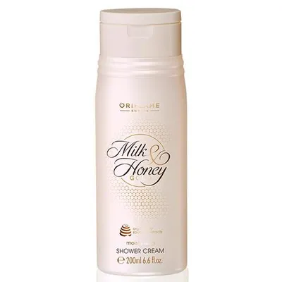 Oriflame Milk & Honey Gold, Moisturising Shower Cream (Nawilżający krem pod prysznic z mlekiem i miodem (nowa wersja))