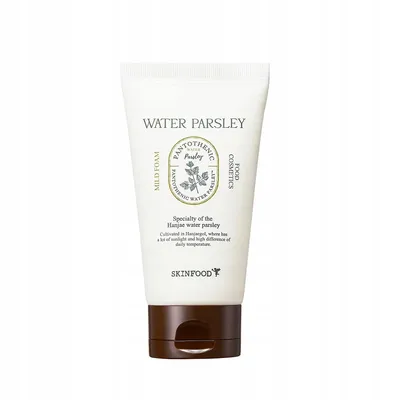 SkinFood Water Parsley, Pantothenic Water Parsley Mild Foam (Pianka do mycia twarzy z ekstraktem z pietruszki)