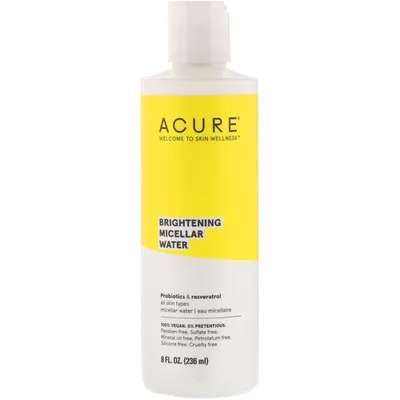 Acure Brightening Micellar Water (Rozświetlająca woda micelarna do demakijażu)