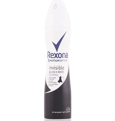 Rexona Motionsense, Invisible  on Black + White Clothes Diamond Anti-perspirant Spray 48h (Antyperspirant w sprayu)