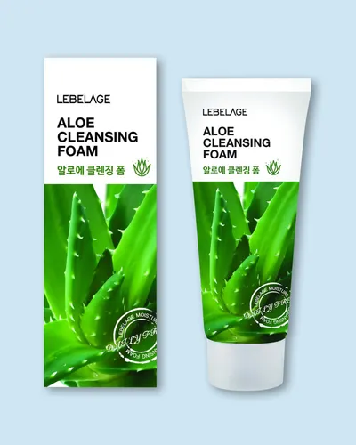 Lebelage Aloe Cleansing Foam (Oczyszczająca pianka z aloesem)